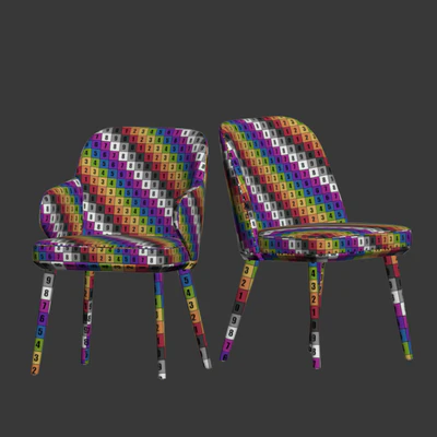 Foyer Dining Chair Set Calligaris — Вид 2