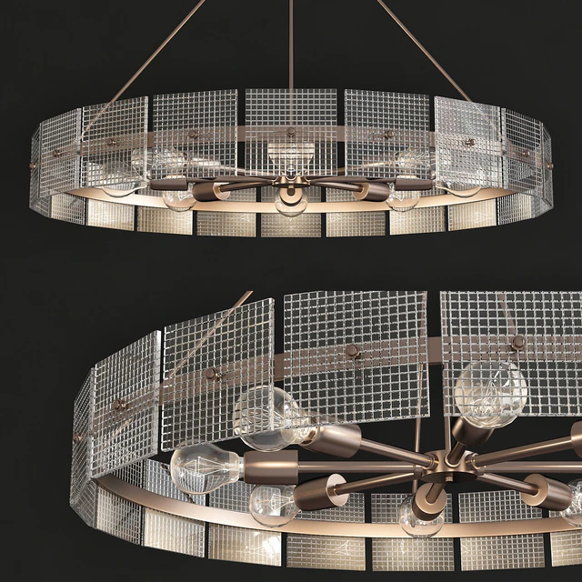 Drum shade chandeliers — Descargar