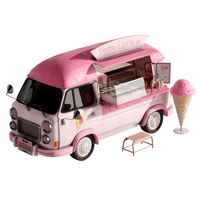 Foodtruck ice cream set 2 — Скачать