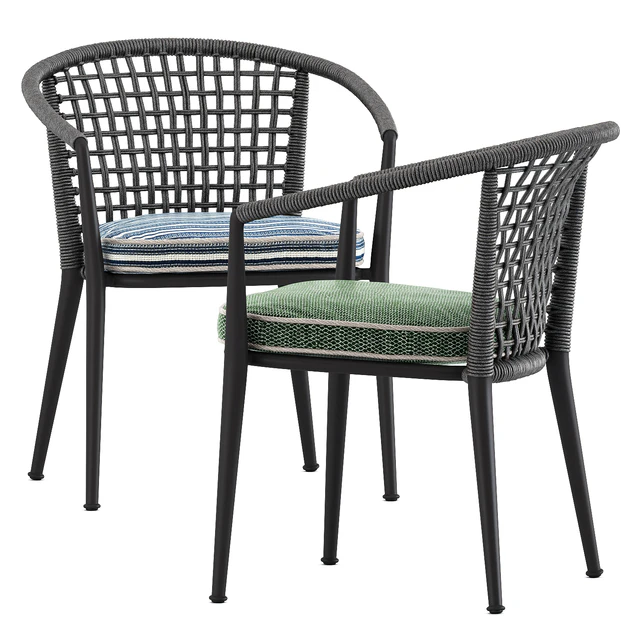 Erica 19 chair and Ginepro round Outdoor table by bebitalia — Descargar