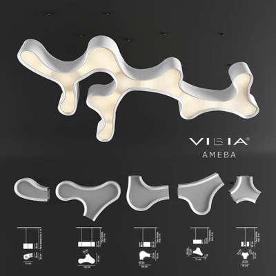 Vibia Ameba Lamp Suspension Set — Ver 2