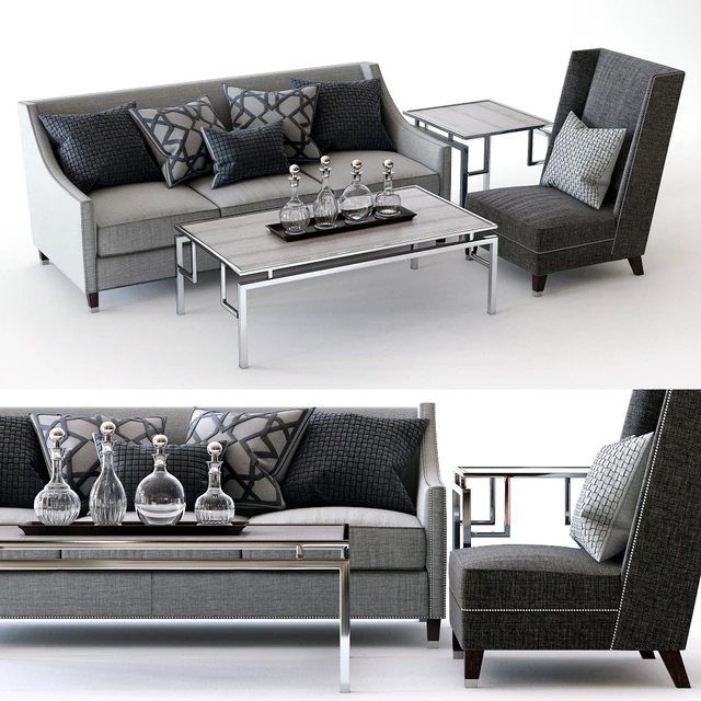 Bernhardt Palisades Sofa and Driscoll Chair — Descargar