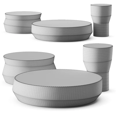 Gallotti & Radice Drummers Coffee Tables — Ver 2