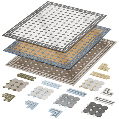 Petergof octagon Mettlach tile — descargar