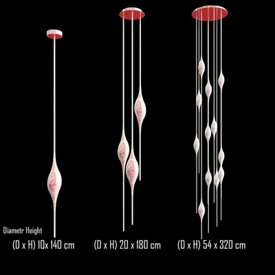 Pezzo round chandelier — Ver 2