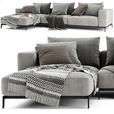Flexform Ettore Chaise Longue Sofa 3 — Ver 4