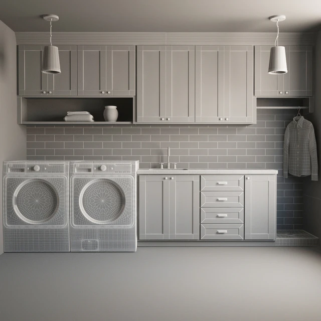 Стиральная и сушильная машины Kenmore Elite I Прачечная 02 — Скачать