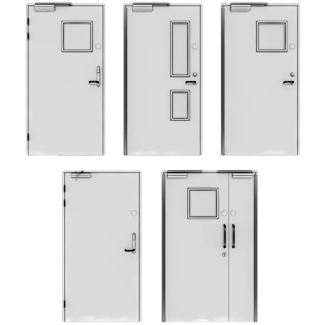 Wooden swing fire doors — Descargar