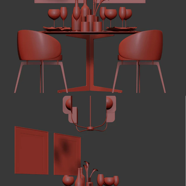 Dinning Set 07 — Descargar
