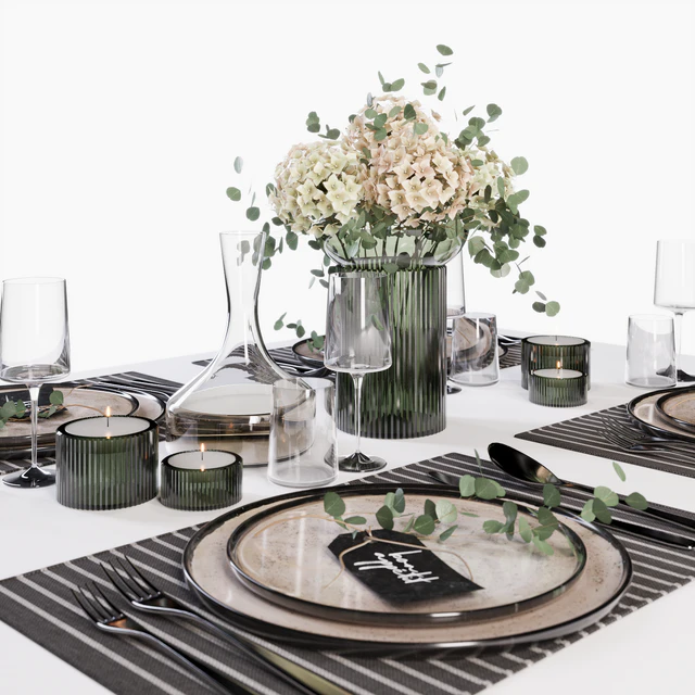 Beige Table Setting — Descargar