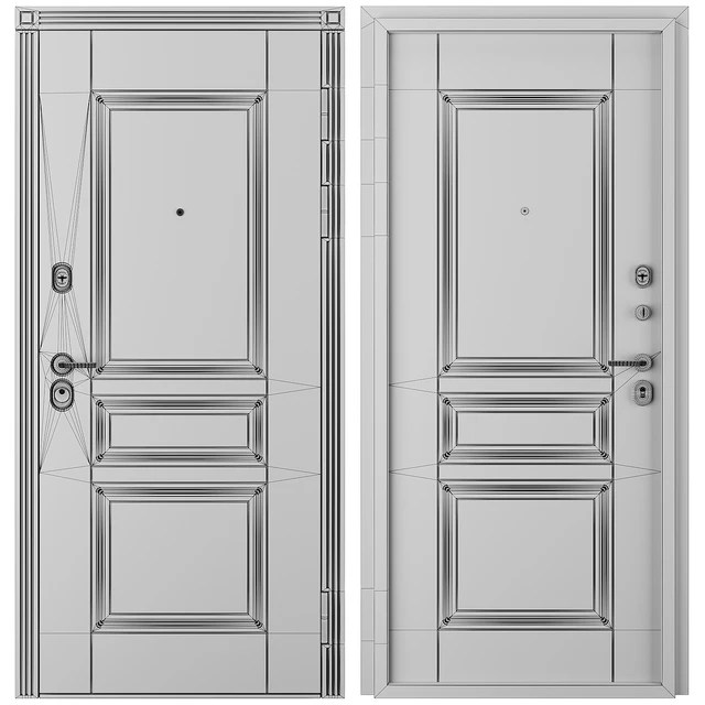 Entrance door staleks Verona V22 Dark Nut Patine — Descargar