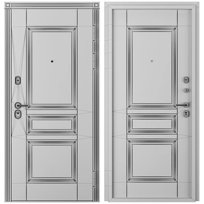 Entrance door staleks Verona V22 Dark Nut Patine — Ver 2