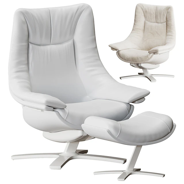 Re-Vive Casual Armchair By Natuzzi — Скачать