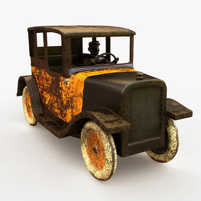 Decorative antique toy taxi — Ver 1