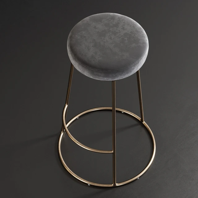 Rockett St George / Atlantis Velvet Bar Stool — Скачать