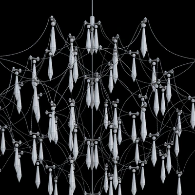 Crystal modern chandelier for living room — Ver 2