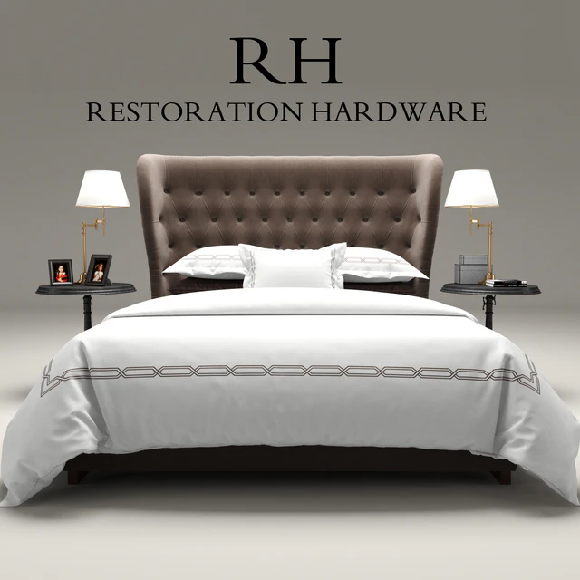 Restoration Hardware Churchill Fabric bed — Скачать