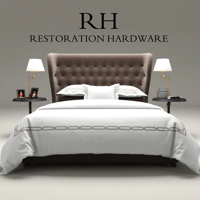 Restoration Hardware Churchill Fabric bed — Вид 1