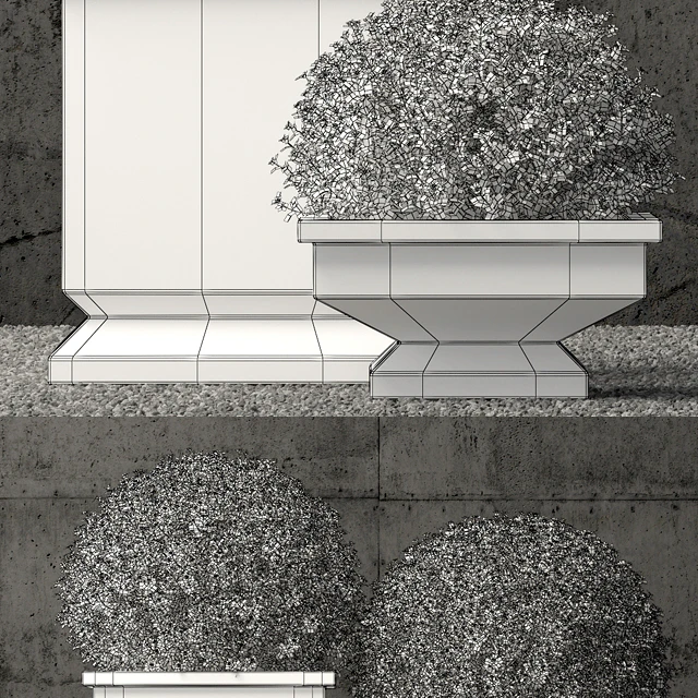 estate zinc footed planters — Descargar