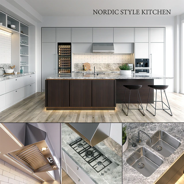 Кухня NOLTE Carisma (vray GGX, corona PBR) — Скачать