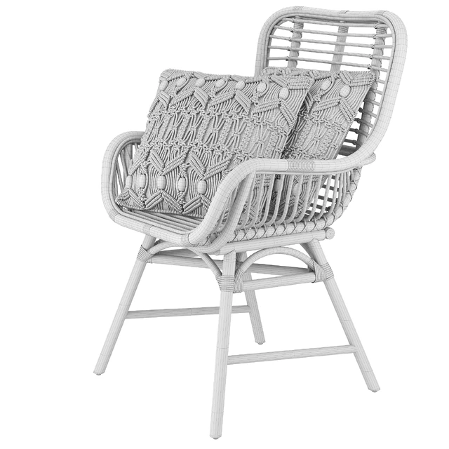 Rattan Accent Chair — Descargar