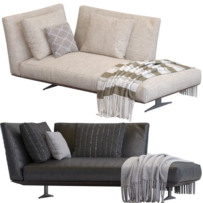 Chaise Lounge Evergreen By Flexform — Ver 4
