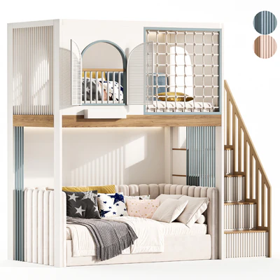 Bunk bed for kids 13 — Ver 1