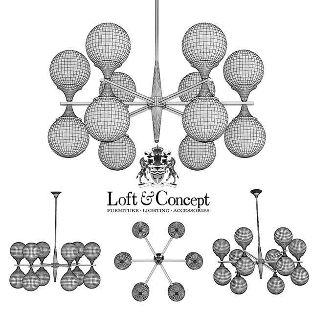 ЛЮСТРА BALL VALLEY ARREDOLUCE CHANDELIER — Скачать