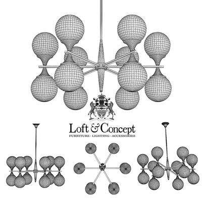 ЛЮСТРА BALL VALLEY ARREDOLUCE CHANDELIER — Вид 2