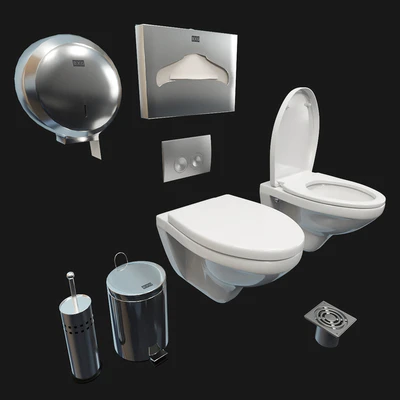Bathroom accessories Jacob Delafon, BXG, TECE — Ver 1
