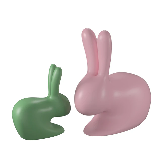 Qeeboo Rabbit Chair and Rabbit Tree — Скачать