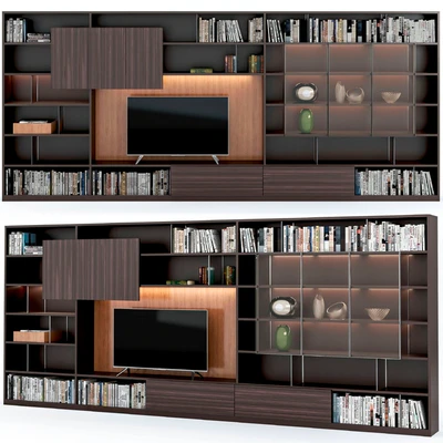 TV zone Molteni 505 wall system — Ver 1