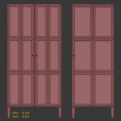 Шкаф распашной  Андерсен. Wardrobe Andersen by Etg-Home — Вид 2
