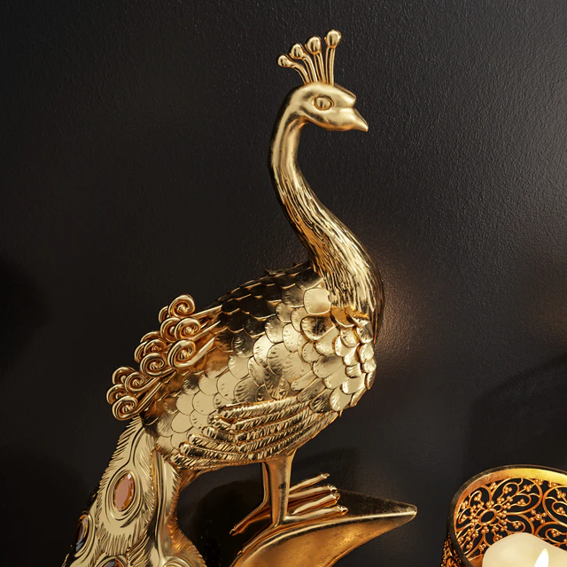 Decoration Set 25 Peacock and candles. — Скачать