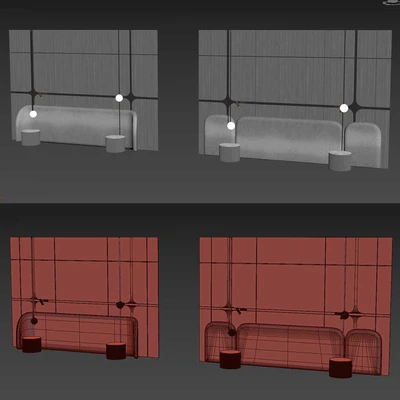 Headboard 3d Wall Panel 34 — Вид 2