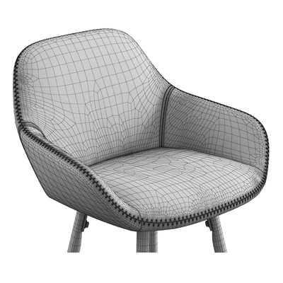 Rockett St George / Faux Leather Bar Chair — Ver 2