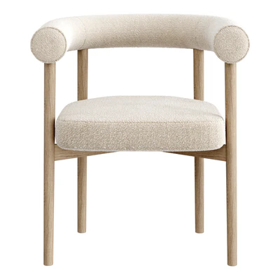 Mazz Boucle Dining Chair by Leanne Ford — Ver 2