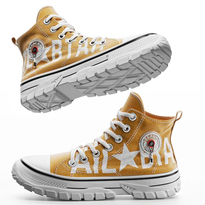 Casual High-top Mustard — Вид 1