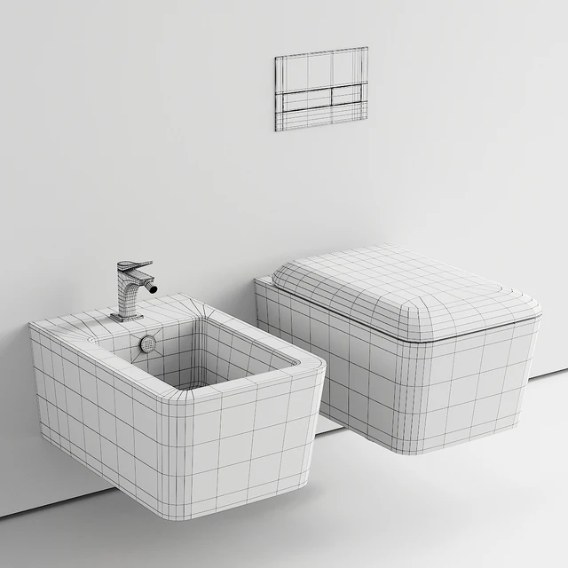 Gessi Rettangolo Wall-Hung WC — Descargar