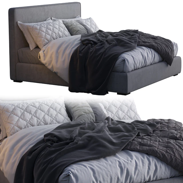 Meridiani Bed Stone Plus — Descargar