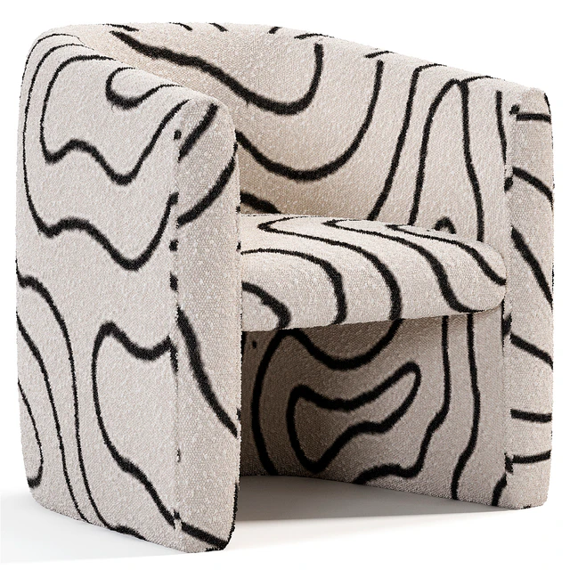 Senderos Wool Chair By Diego Olivero Studio — Descargar
