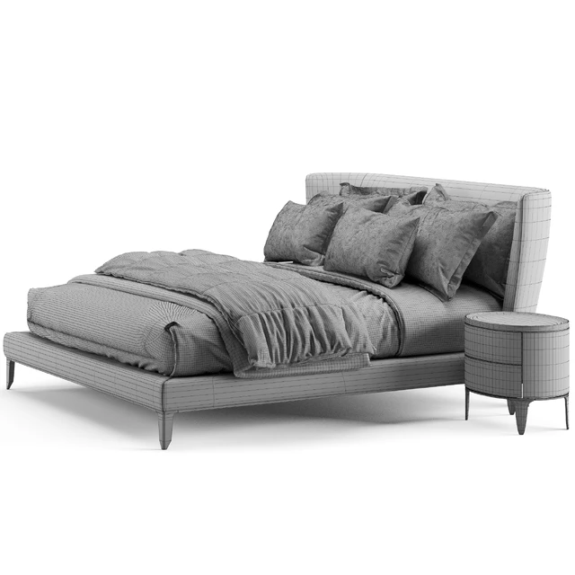 Poliform Gentleman Bed — Скачать