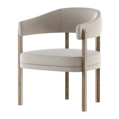 Barrel Dining Chair in Grizzly Taupe — Вид 2