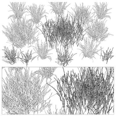 Tileable grass — Вид 3