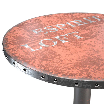 Moe's Home Wheel round dining table — Ver 2