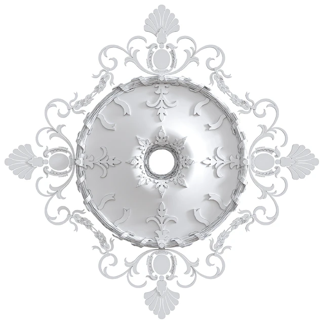 Ceiling rosette (Plaster molding) — Download