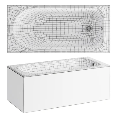 Bathtub Jacob Delafon Soissons — Ver 2