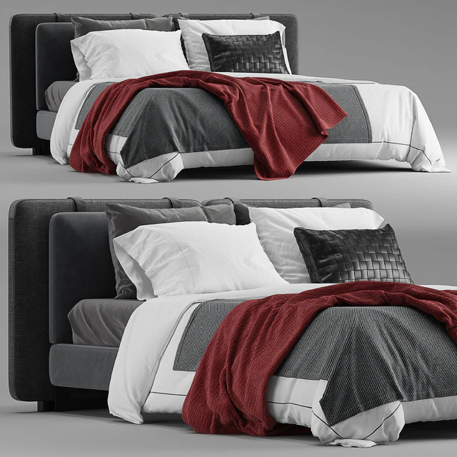 Minotti Tatlin Soft bed — Скачать