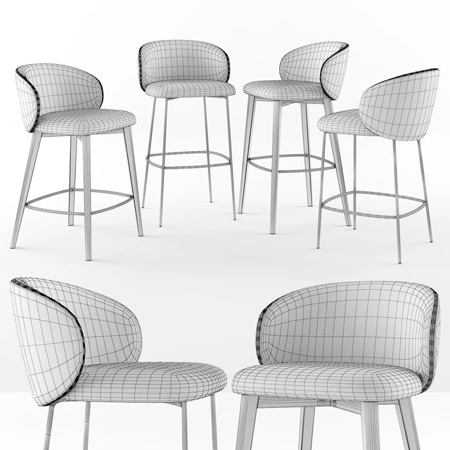 Connubia Tuka bar stools — Descargar