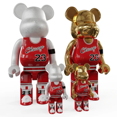 Bearbrick / basketball 23 Chicago Bulls — Ver 4